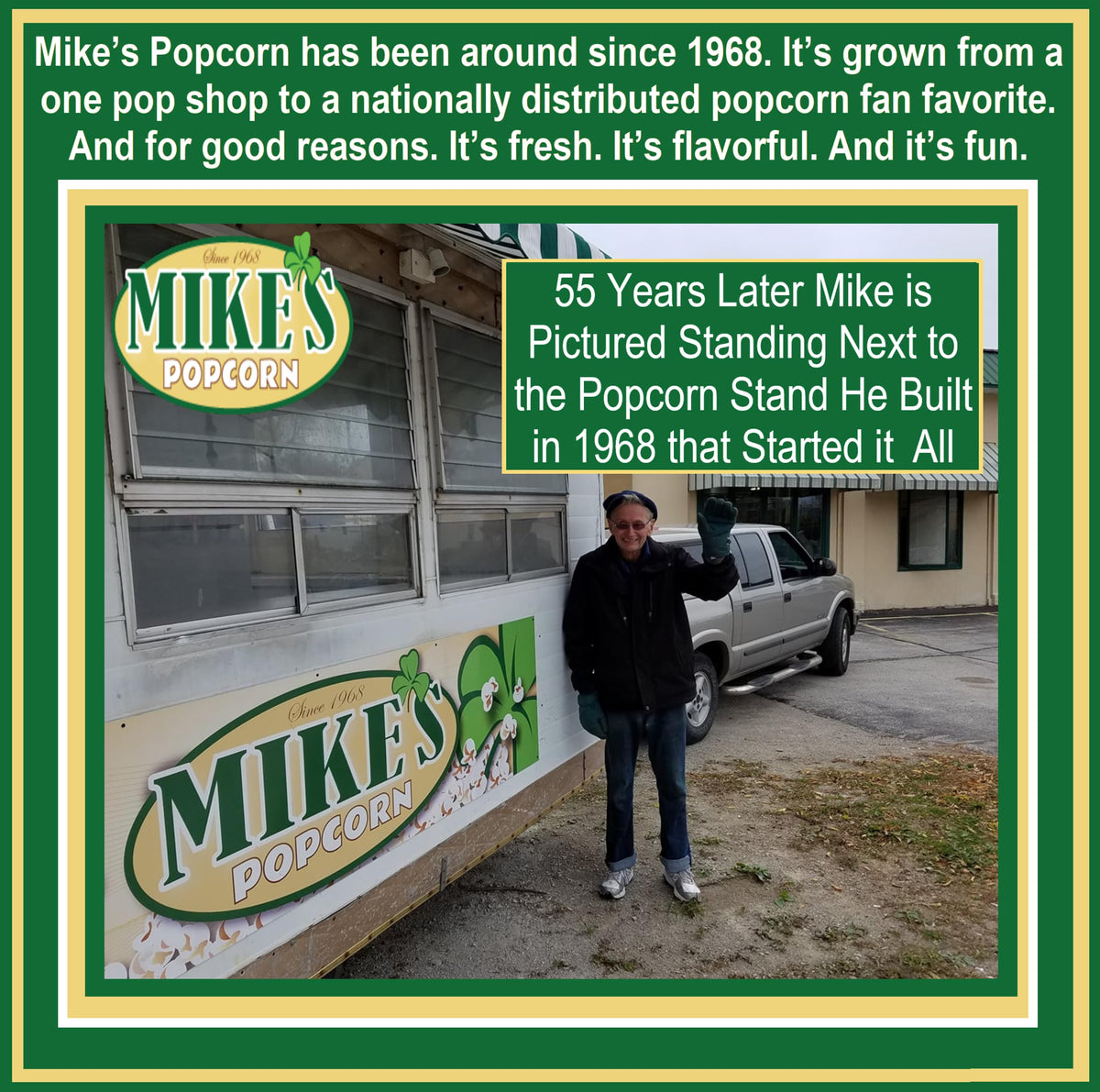 Mike's Popcorn Butter Popcorn, 14 Ounce
