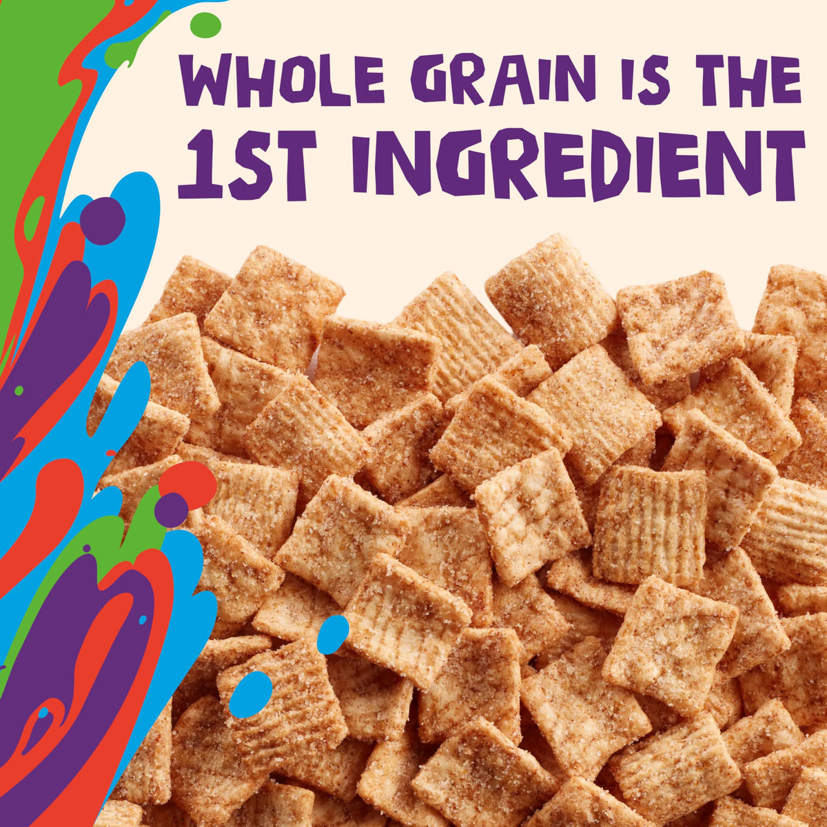 Cinnamon Toast Crunch Breakfast Cereal, Crispy Cinnamon Cereal, Large Size, 16.8 oz