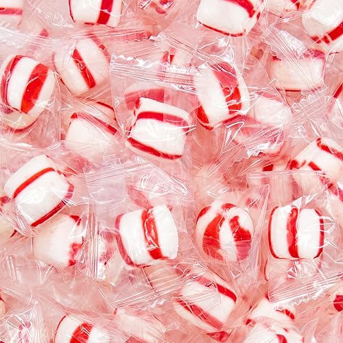 Peppermint Puffs Candy | 2-Pound Bag | Refreshing Mints, Individually Wrapped