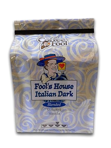 Coffee Fool’s House Italian Dark, 2 Pound (Drip Grind)