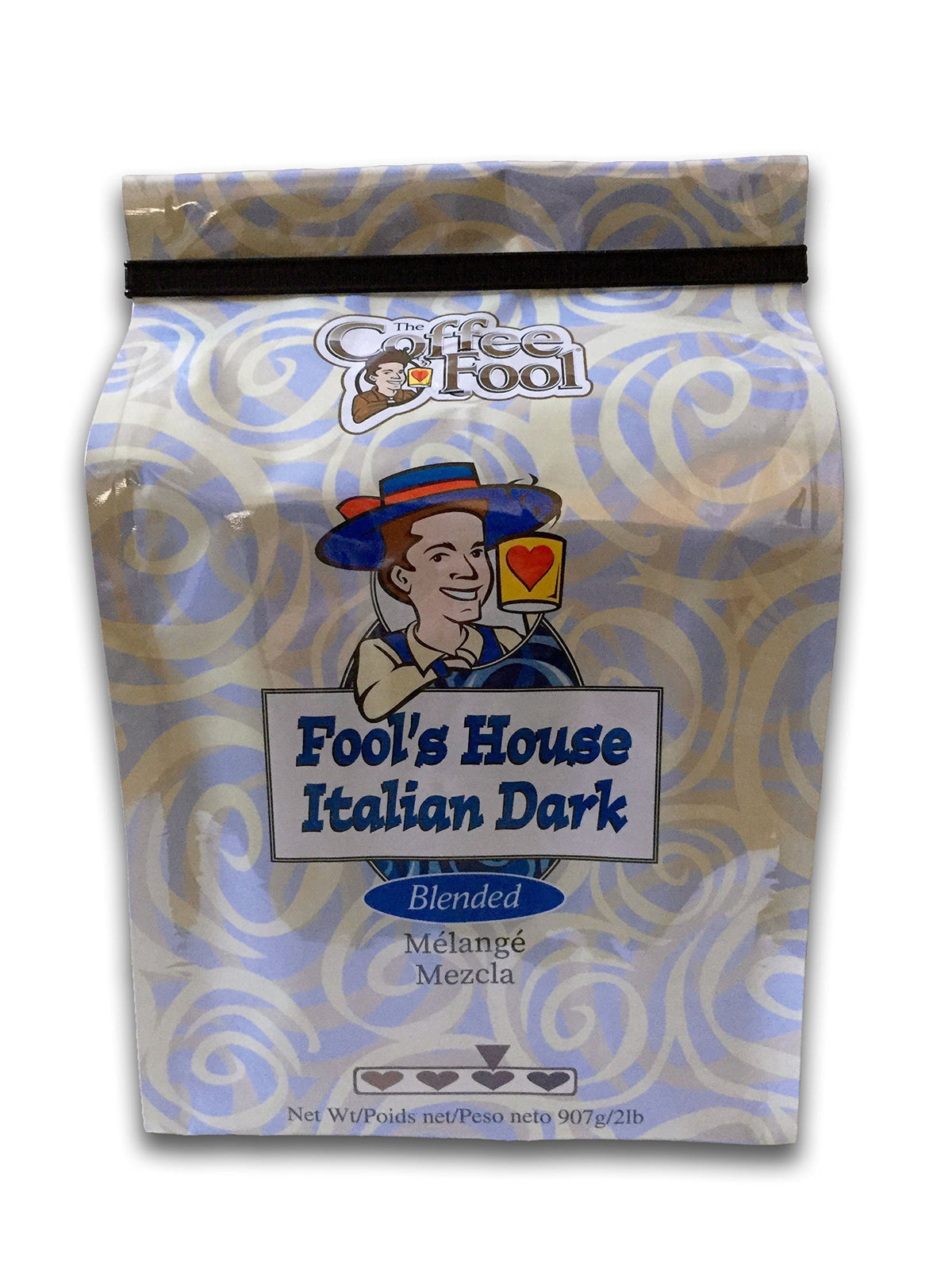 Coffee Fool’s House Italian Dark, 2 Pound (Drip Grind)