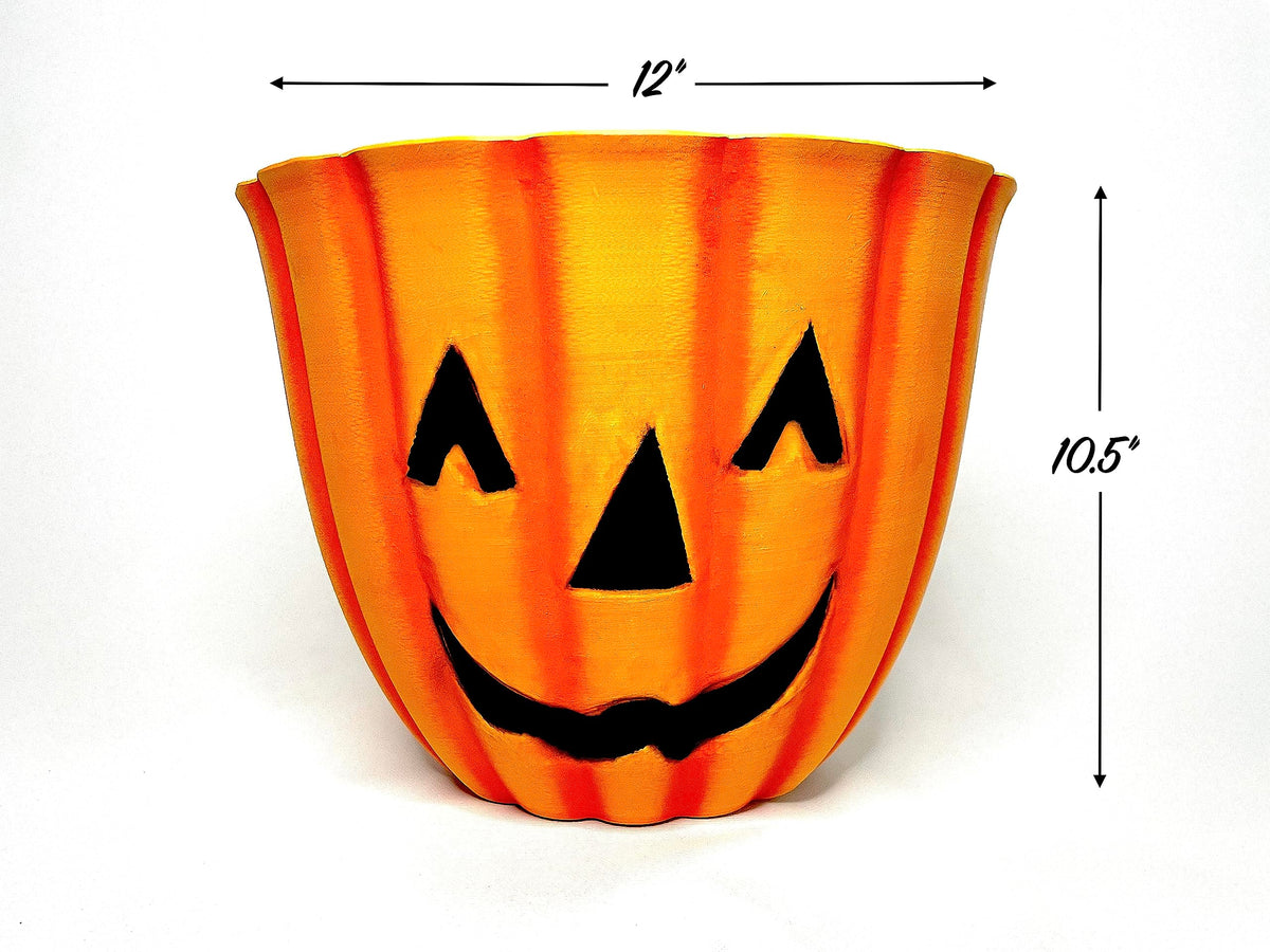 Halloween Pumpkin Gift Basket with Premium Halloween Candy, Chocolates, and Snacks. Hand-Crafted Halloween Pumpkin Candy Gift Basket for Kids