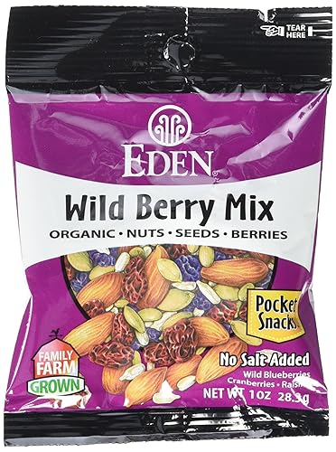 Eden Organic Snack Mix, Wild Berry, 1 Ounce (Pack of 12)