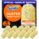 Swiffer Dusters Heavy Duty Multi-Surface Duster Refills for Cleaning, Unscented, 11 Count