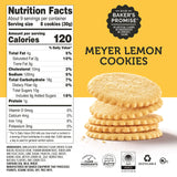 Dewey's Bakery Meyer Lemon & Triple Ginger Moravian Style Thin Cookies Variety Pack, Bakery Fresh with Real Simple Ingredients, Low Calorie Snack, No