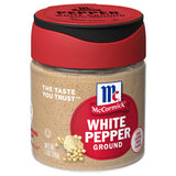 McCormick Ground White Pepper, 1 oz