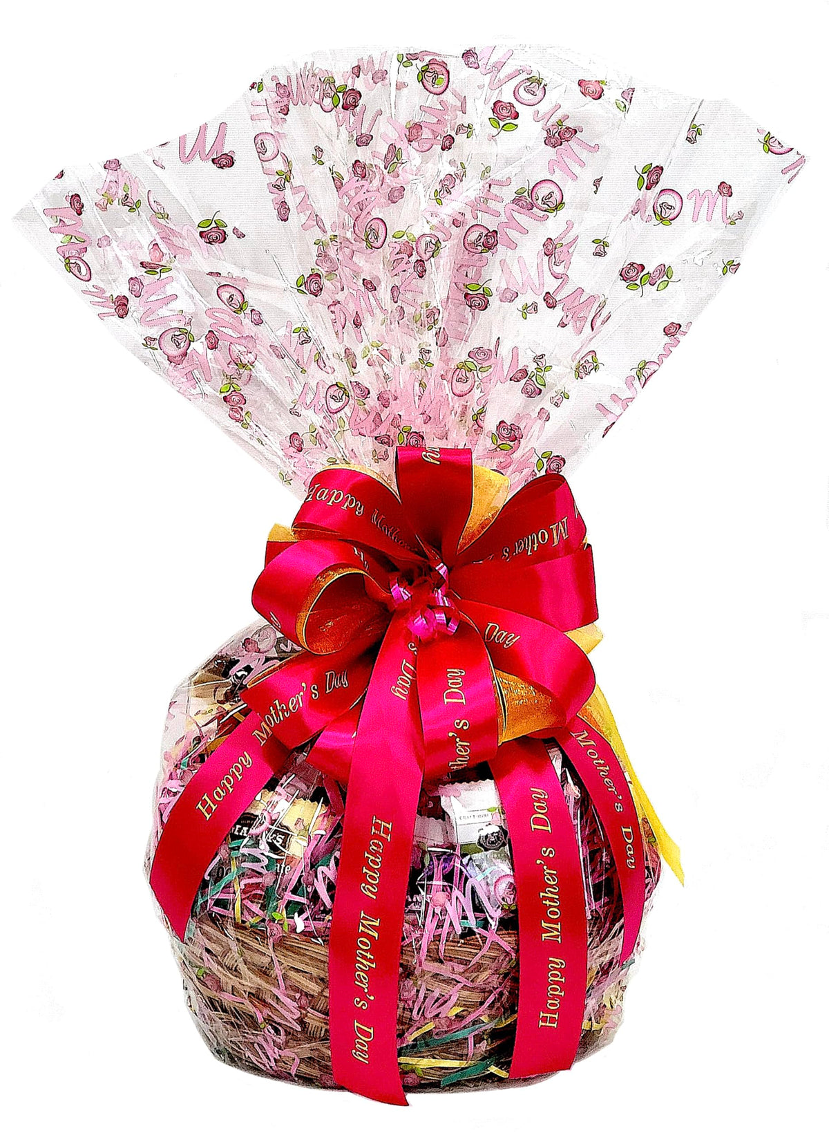 Handcrafted Gift Basket with Chocolates, Cookies, Snacks & Candy. Perfect for Birthdays, Sympathy, Holidays, Clients & Thank You Gifts (Premium