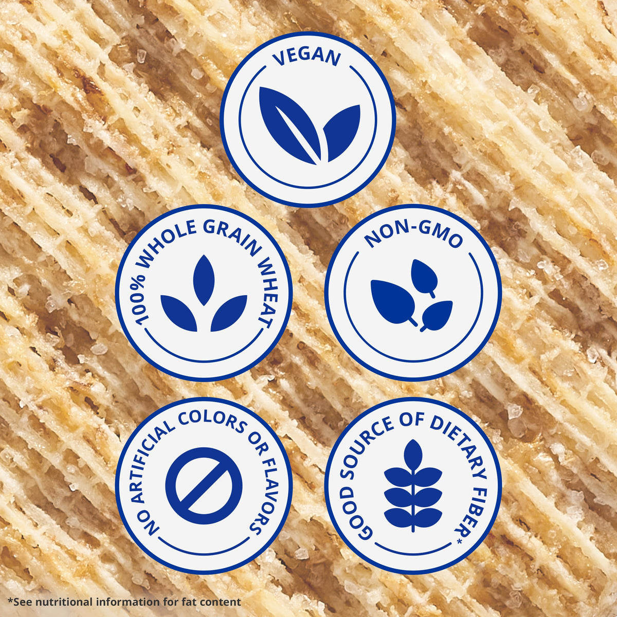 Triscuit Hint of Sea Salt Whole Grain Wheat Crackers, Vegan Crackers, Vegan Snacks, Lunch Snacks, 8.5 oz