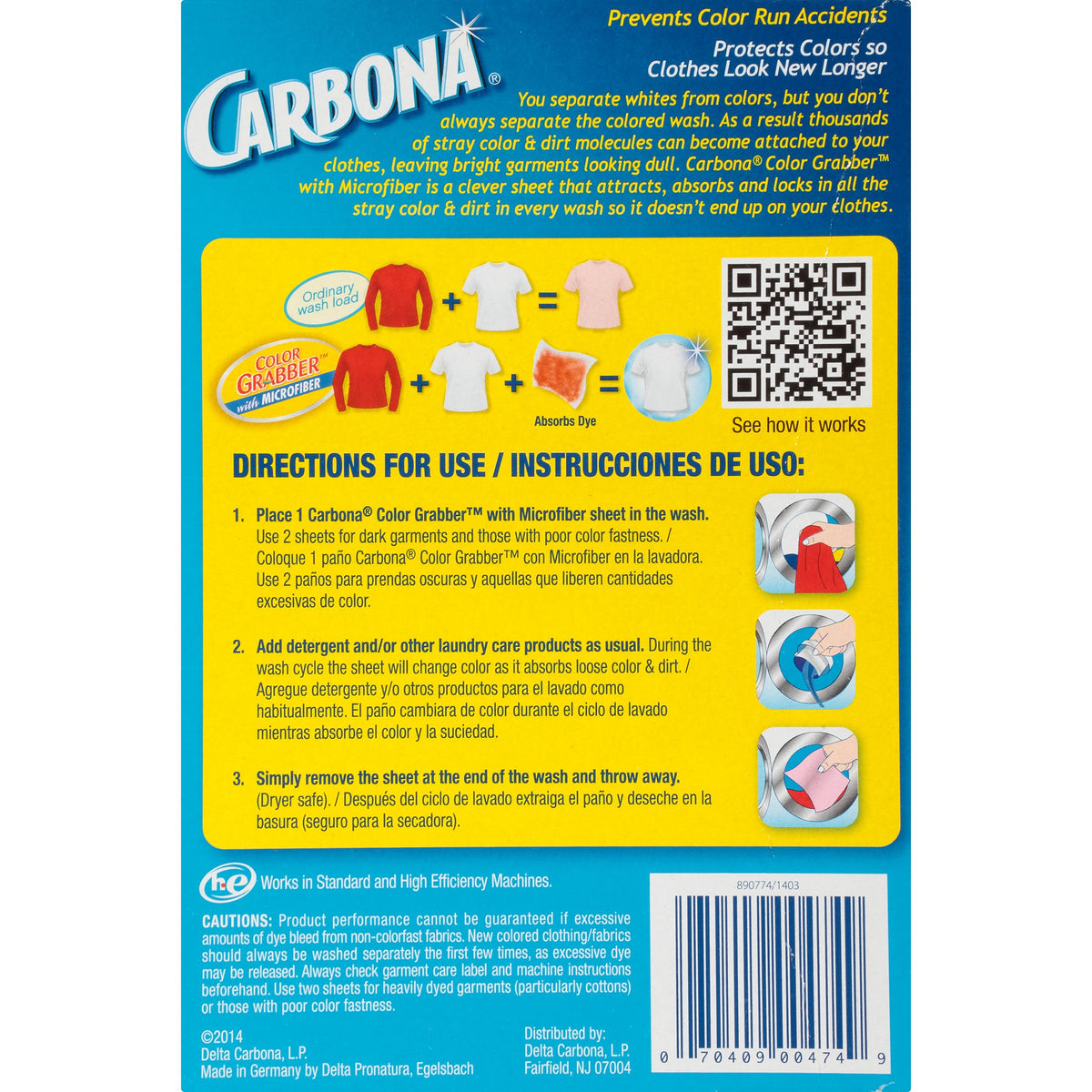Carbona Color and Dirt Grabber,30 Sheets