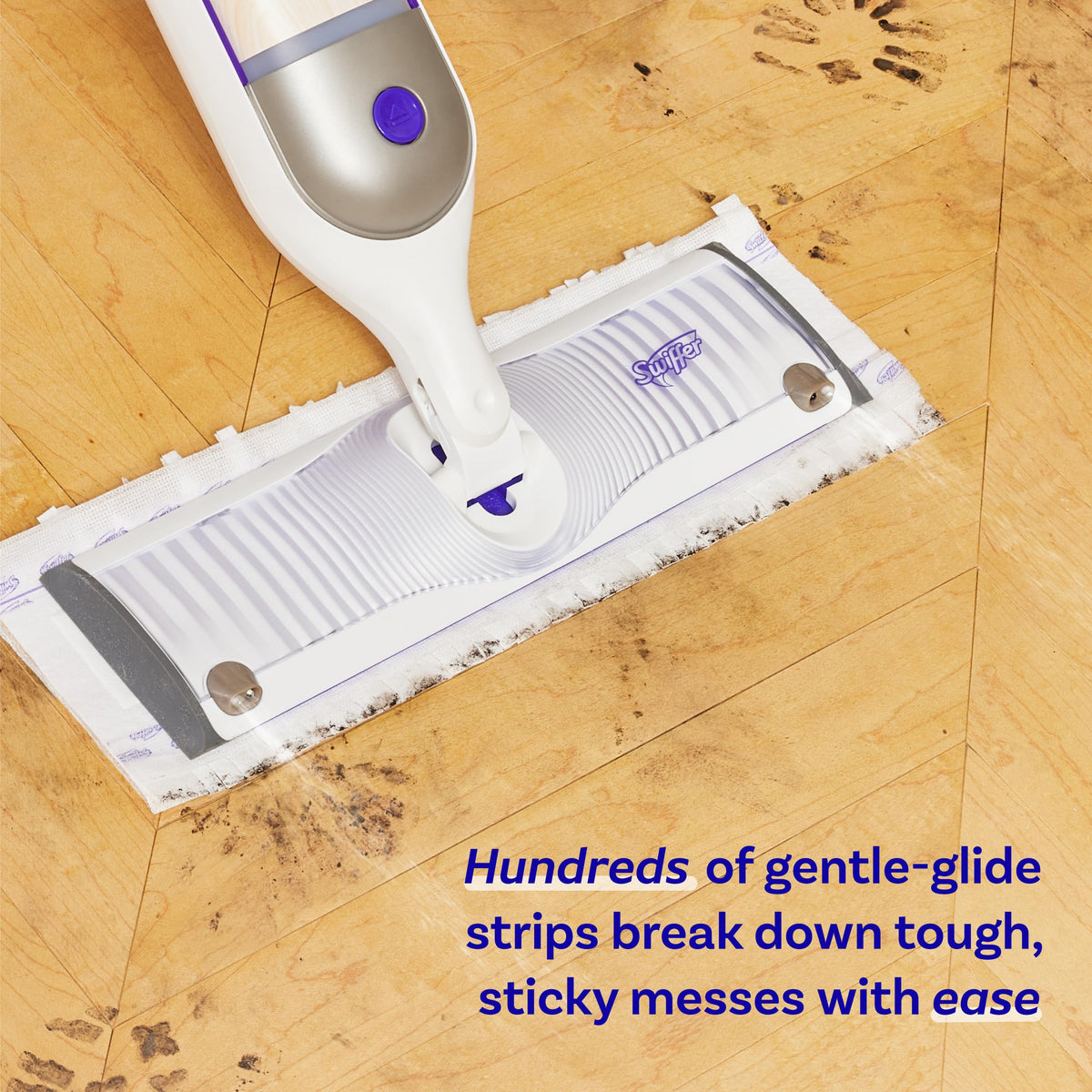 Swiffer PowerMop Wood Mopping Pad Refills for Floor Cleaning, 11 Count