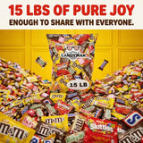 Candyman Candy Variety Pack, Bulk Candy & Chocolate, 15 lb