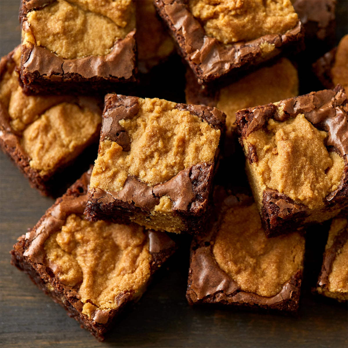 Betty Crocker Delights Peanut Butter Cookie Brownie Bar Mix, 17.2 oz. (Pack of 8)