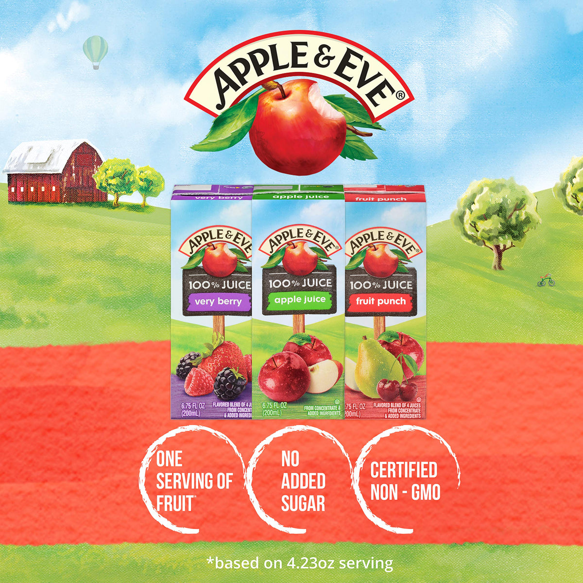 Apple & Eve, 100% Juice Very Berry, 6.75 Fl Oz, 8 Pack