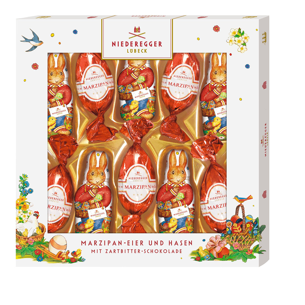 Niederegger Marzipan Easter Bunnies and Eggs, 5.2 Ounce