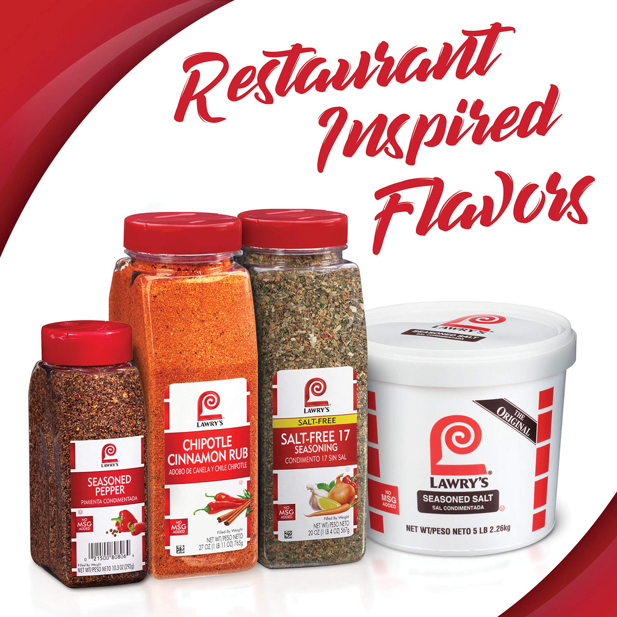 Lawry's Seasoned Pepper, 10.3 oz - One 10.3 Ounce Container of Seasoned All Pepper for a Well-Rounded Flavor of Black Pepper, Sweet Red Bell Peppers