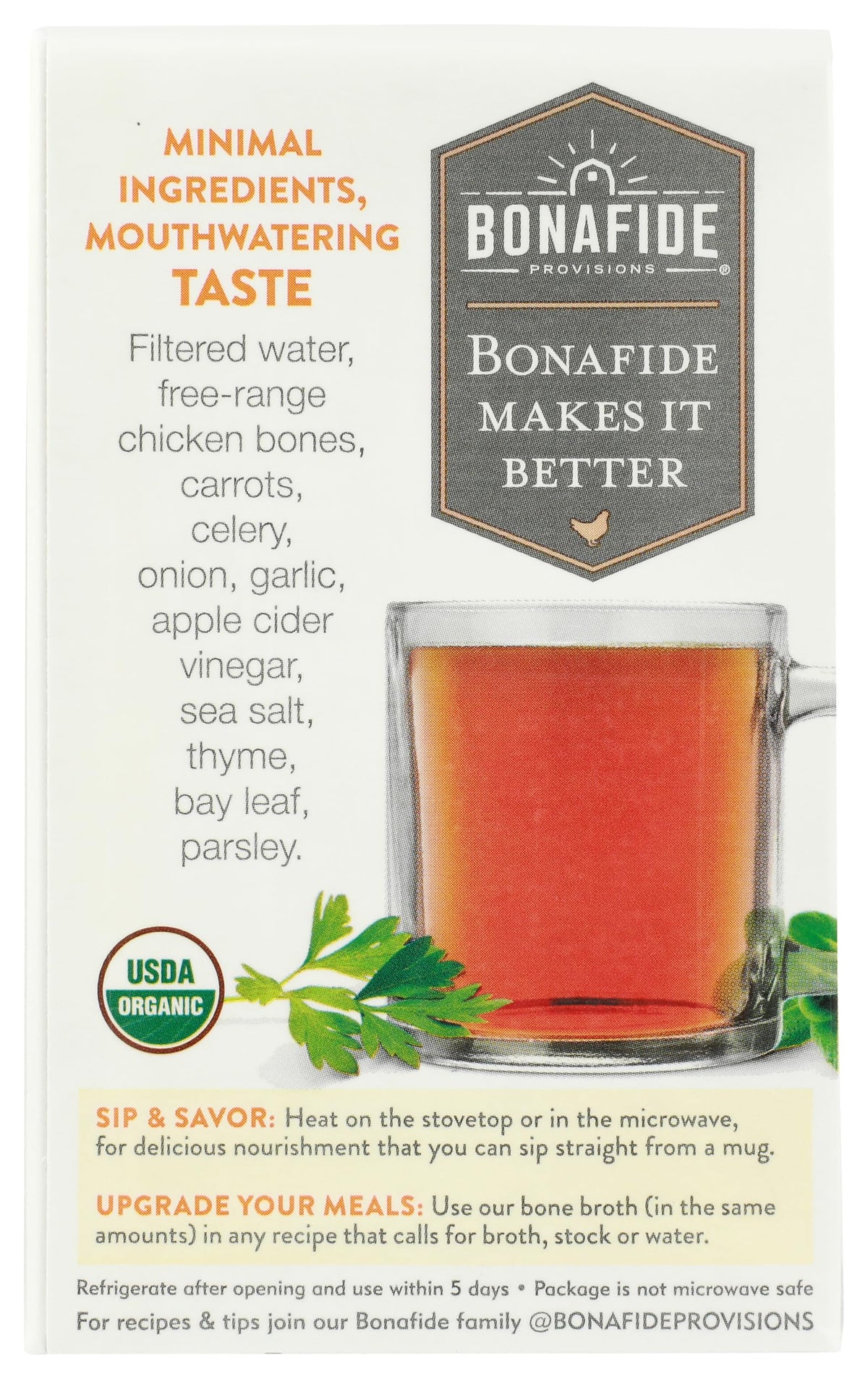 Bonafide Broth Bone Chicken Dry, 16.9 oz