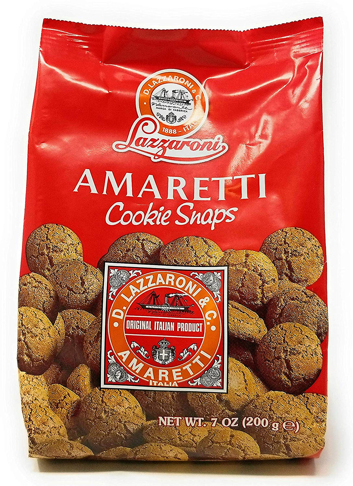 Lazzaroni Amaretti Cookie Snaps, 7-Ounce