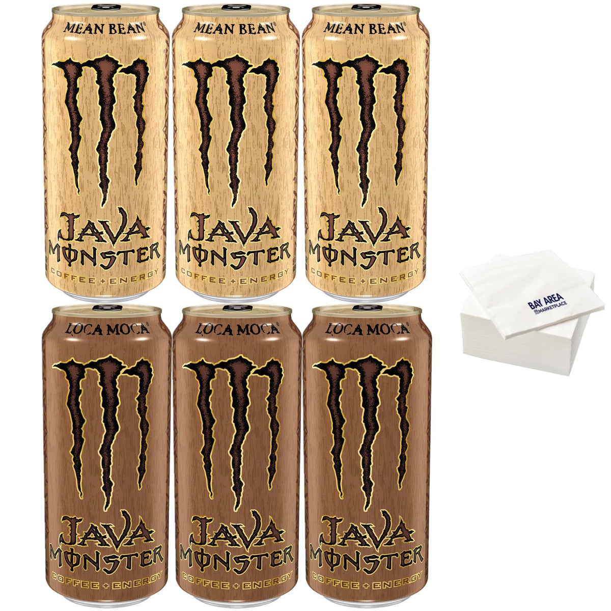 Monster Java (Coffe+Energy) 6 pack (6 pack, Java Variety)