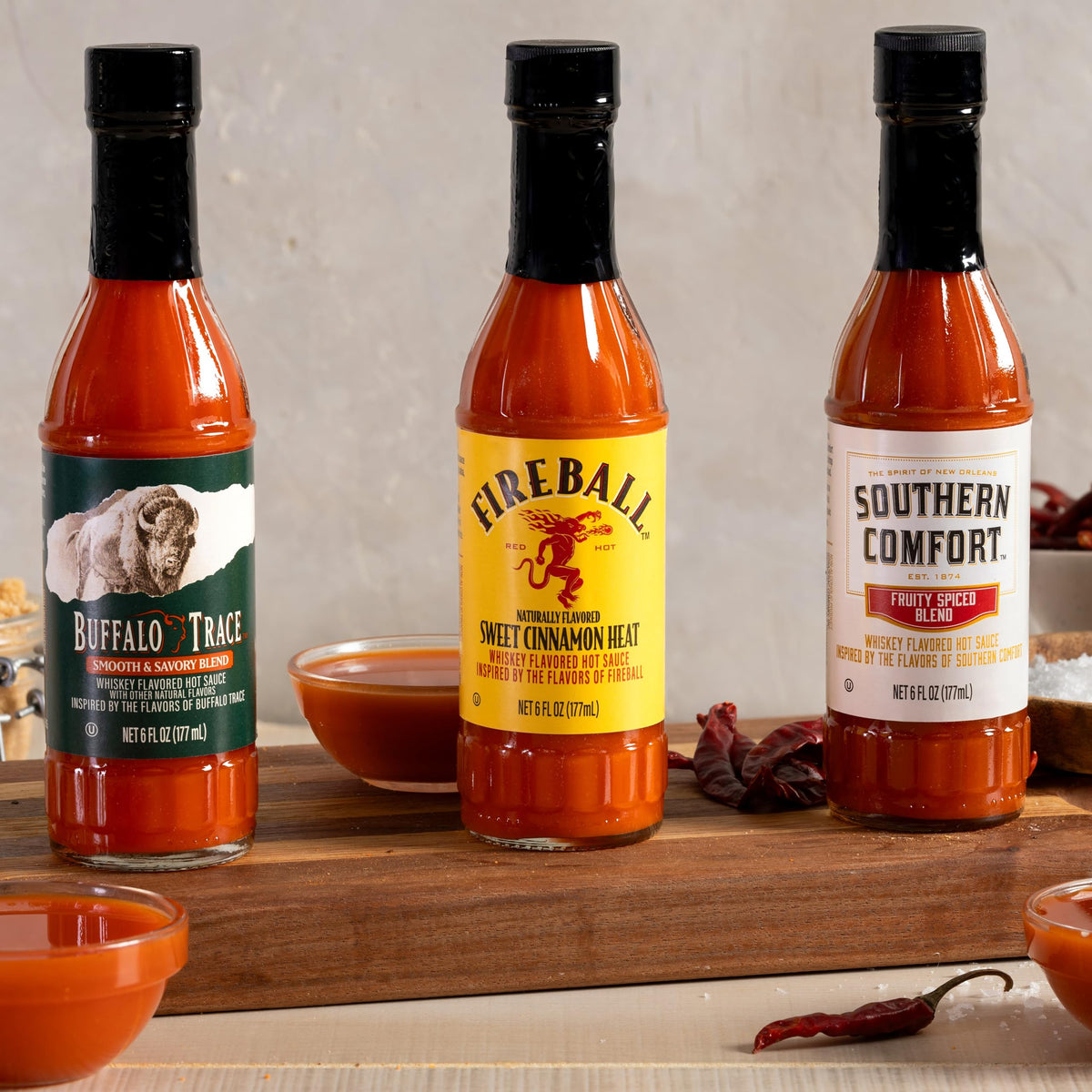 Southern Comfort Whiskey Flavored Hot Sauce, 6 fl oz