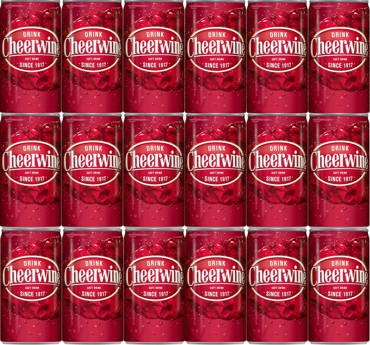 Cheerwine Soda, 7.5 oz can (18 cans)