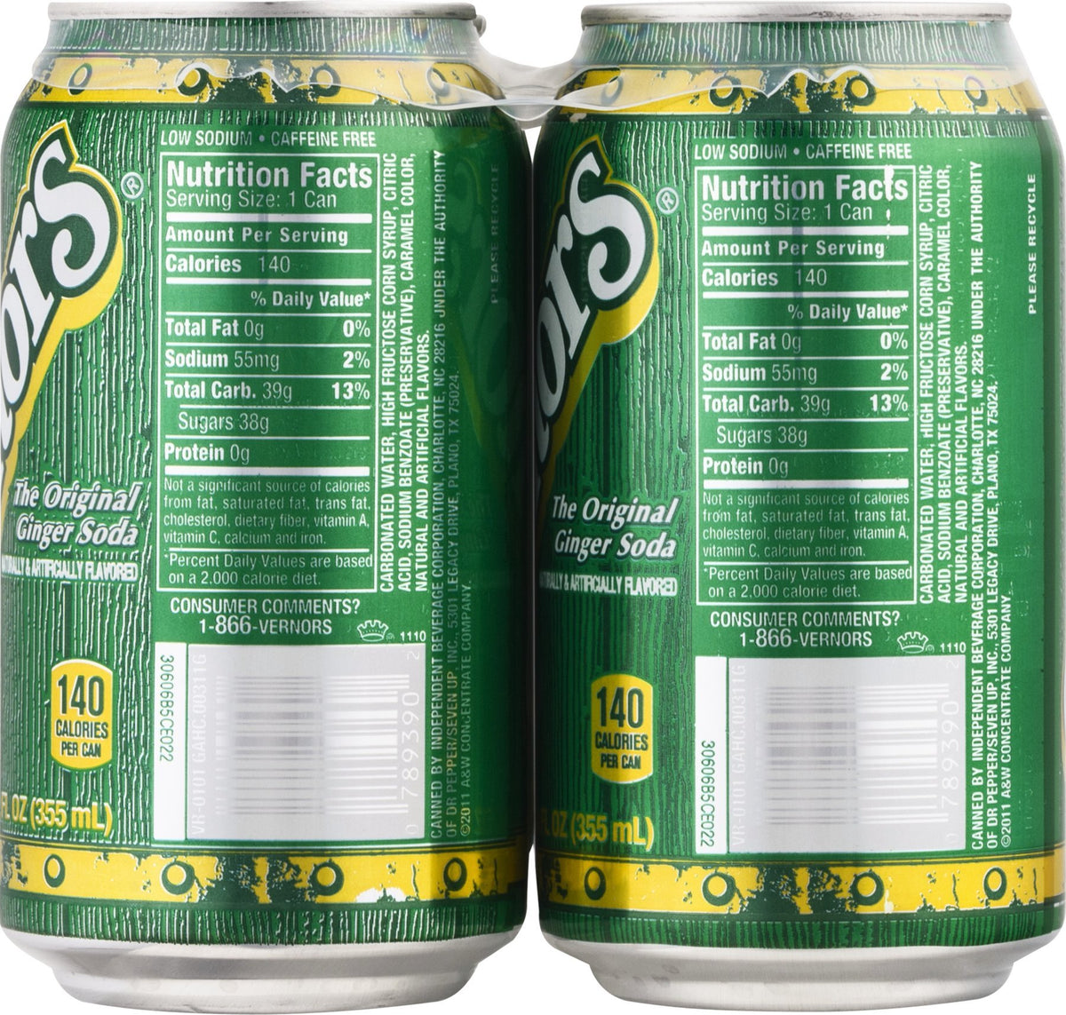Vernors Ginger Soda - 6 CT