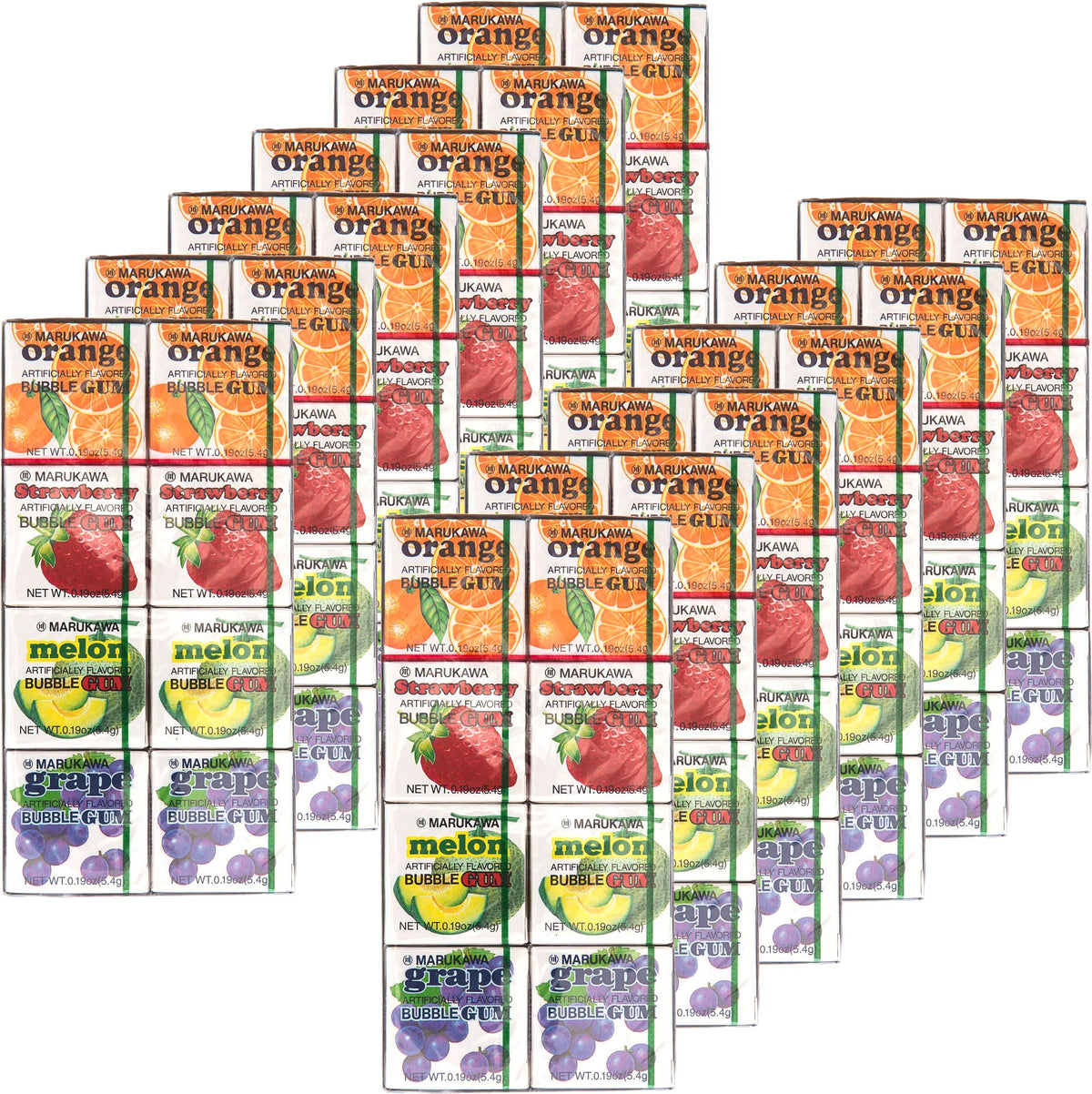 Marukawa 8 Pack Bubble Gum 1.52oz (12 Pack)