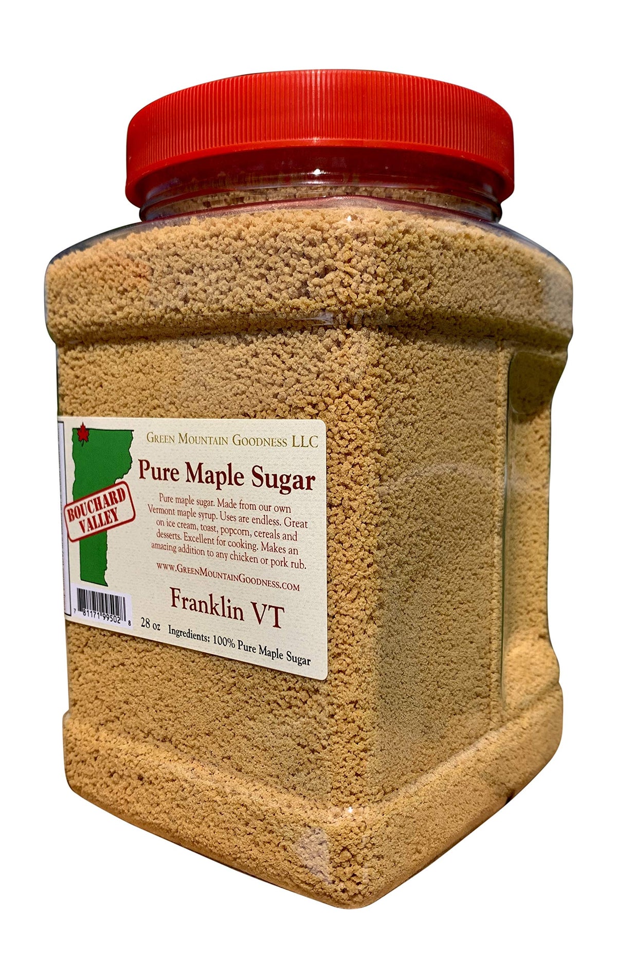 Green Mountain Goodness, Pure Vermont Maple Sugar- Vermont Grade A (All Natural Sweetener)
