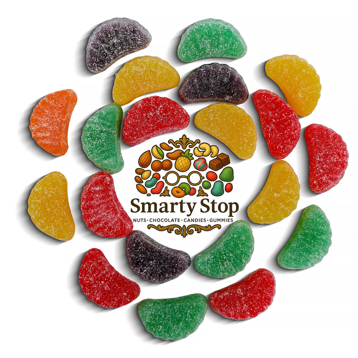Assorted Fruit Slices 1.5 Lb Bag ~ Smarty Stop