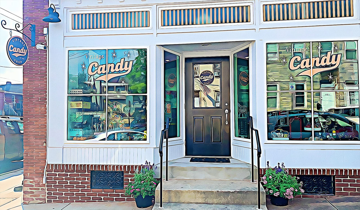 Plantation Candy, One Pound Gift Bags (Peach Blossoms - Plain)