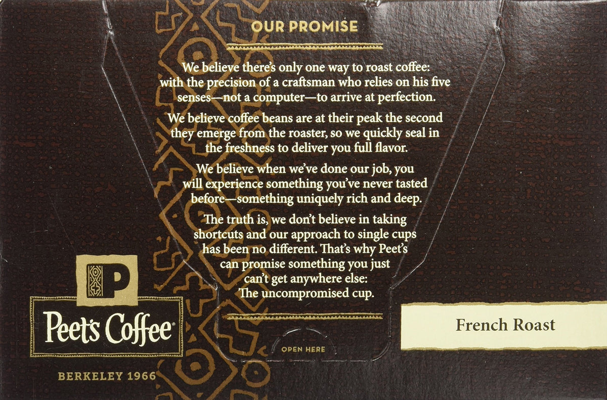 Peet's Coffee French Roast Single Cup Coffee for Keurig K-Cup