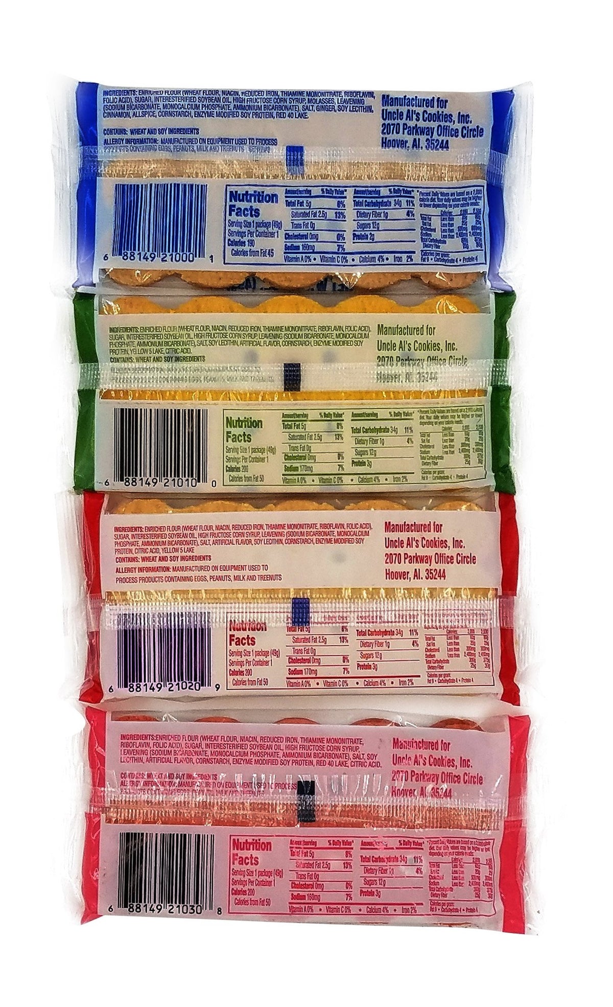 Uncle Als Stage Planks Bulk Variety Pack (Original, Banana, Lemon, and Strawberry)