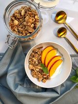 Food to Live Organic Golden Crunchy Granola, 6 Pounds - Small Batch, Handcrafted, Bulk, Great as Snack & for Breakfast Cereals, Contains Hazelnuts