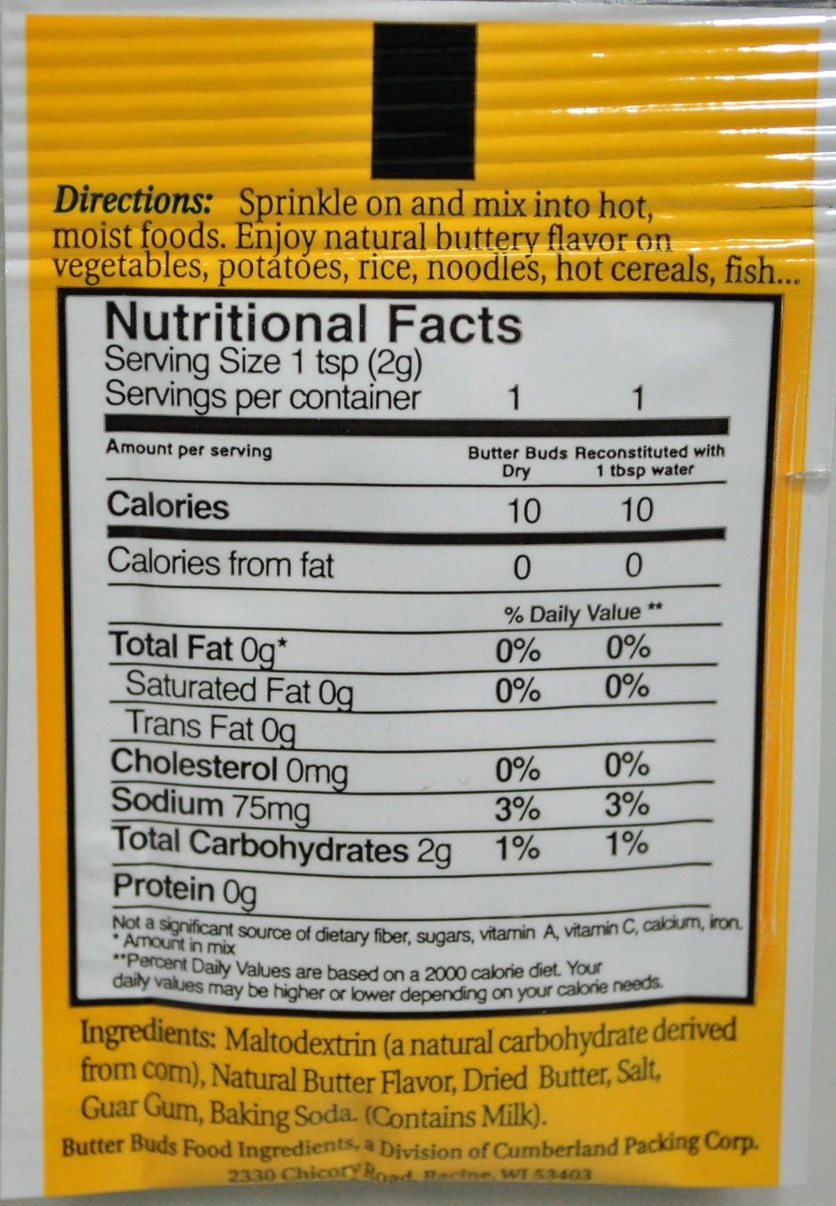 Butter Buds® Flavor Granules (Case of 500)