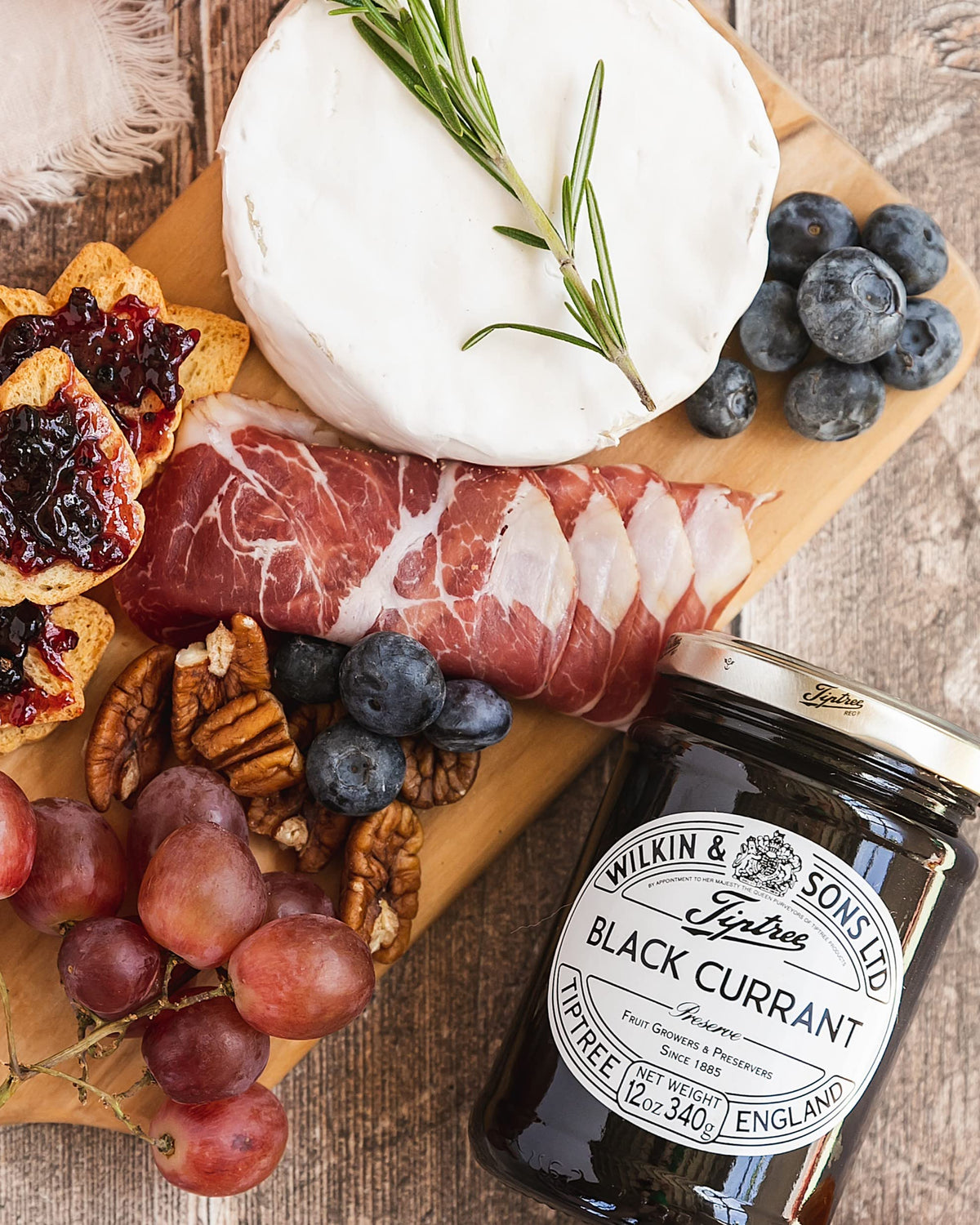 Tiptree Black Currant Preserve, 12 Ounce Jar
