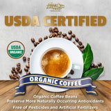 Mt. Whitney Organic Shade Grown, Low Acid Coffee from Peru (Ground, 5 Lb)