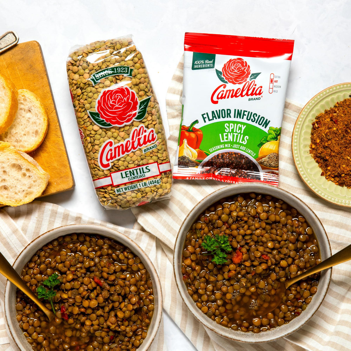 Camellia Brand Bean Flavor Infusion Seasoning (1.5 Ounce (Pack of 2), Spicy)