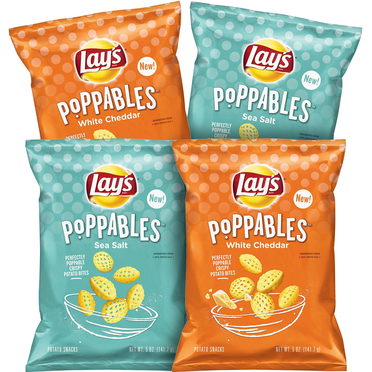 Lay's Poppables Variety Pack, 4 Count