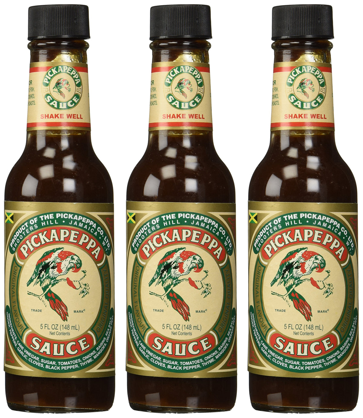 Jamaican Original Pickapeppa Sauce - 5 oz (3 Pack)