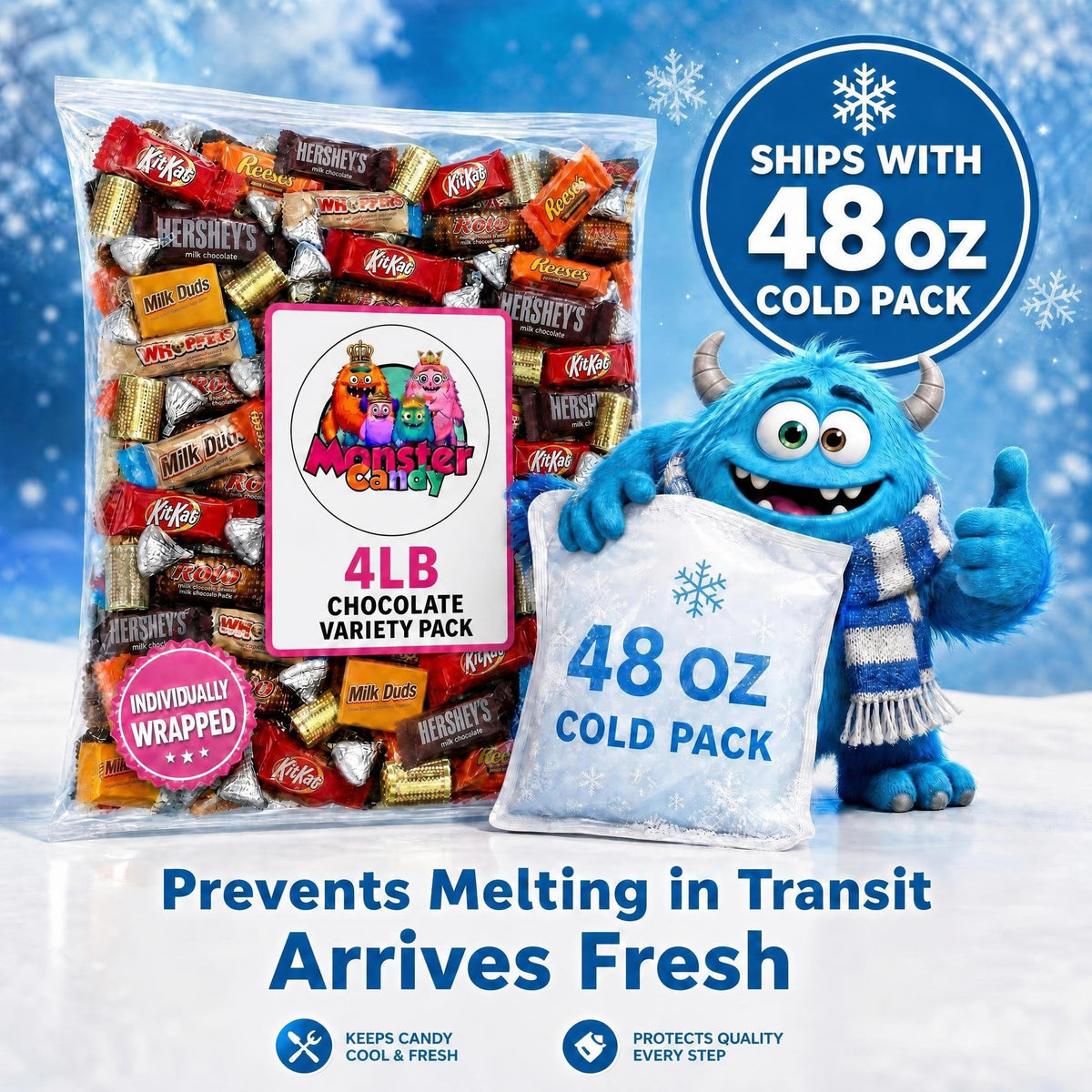 Chocolate Party Favor Candy Mix - 4 lb Pinata Stuffers Candy Bulk - Goodie Bag Stuffers for Kids Party Favors - Chocolate Candy Variety Pack Bulk