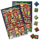 Fruidles Christmas Chocolate Advent Calendar, Christmas By The Creek, 24 Pieces (Pack of 8)