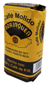 Cafe Molido Borinquen Pure Ground Coffee From Puerto Rico Mountains 14 Ounce Bag (1 Pack)