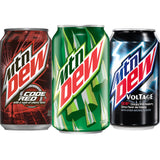 Mountain Dew, Variety Pack (Mountain Dew/Code Red/Voltage), 12 fl oz. cans (24 Pack)