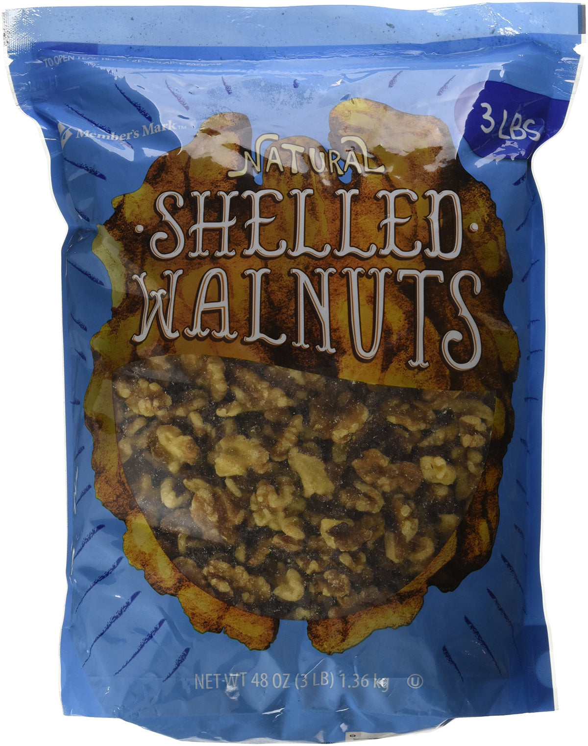MEMBER'S MARK Shelled Walnuts, 3 Pound