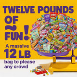 Ultimate Assorted Candy Party Mix - 12 LB Bag - Mega Variety Bulk Candy Assortment - Individually Wrapped - by Queen Jax