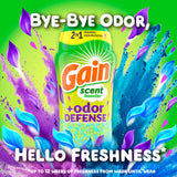 Gain Odor Defense In-wash Scent Booster, Super Fresh Blast scent, 21.1 OZ, 2 in 1 Freshness plus Odor Protection, laundry scent beads