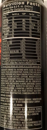 Monster Rehab - Peach Tea + Energy - 15.5oz (Pack of 8)