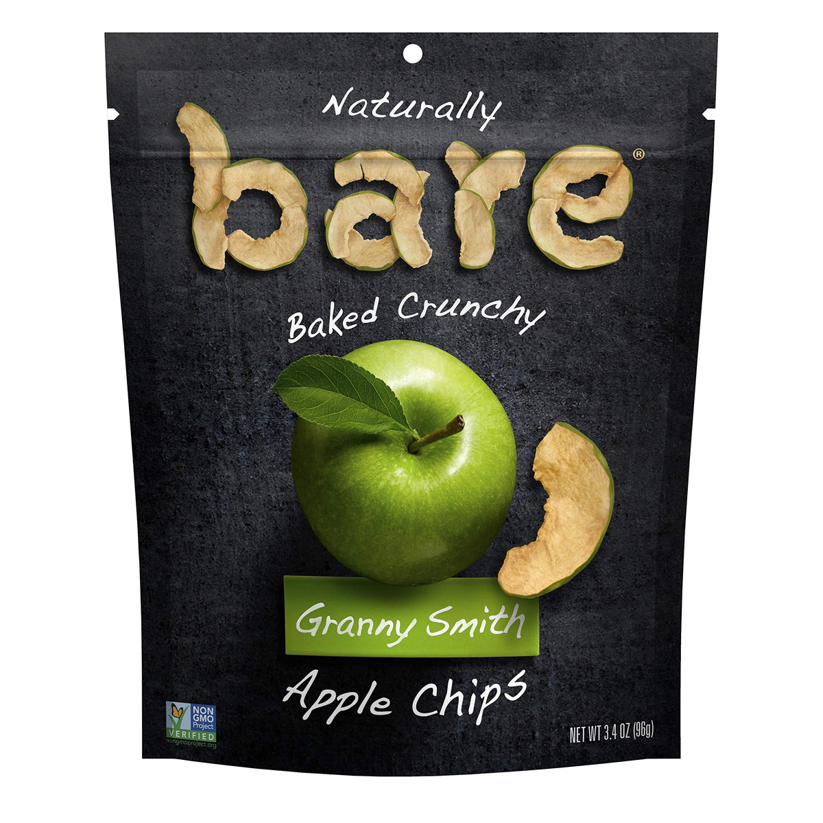 bare Snacks Apple Chips, Granny Smith, 3.2oz bag