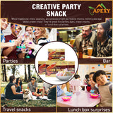 APEXY Authentic Prawn Crackers Uncooked, Crispy and Delicious Shrimp Chips for Party Appetizers and Snacks, Cook and Serve, 8 oz (227g), Pack of 2