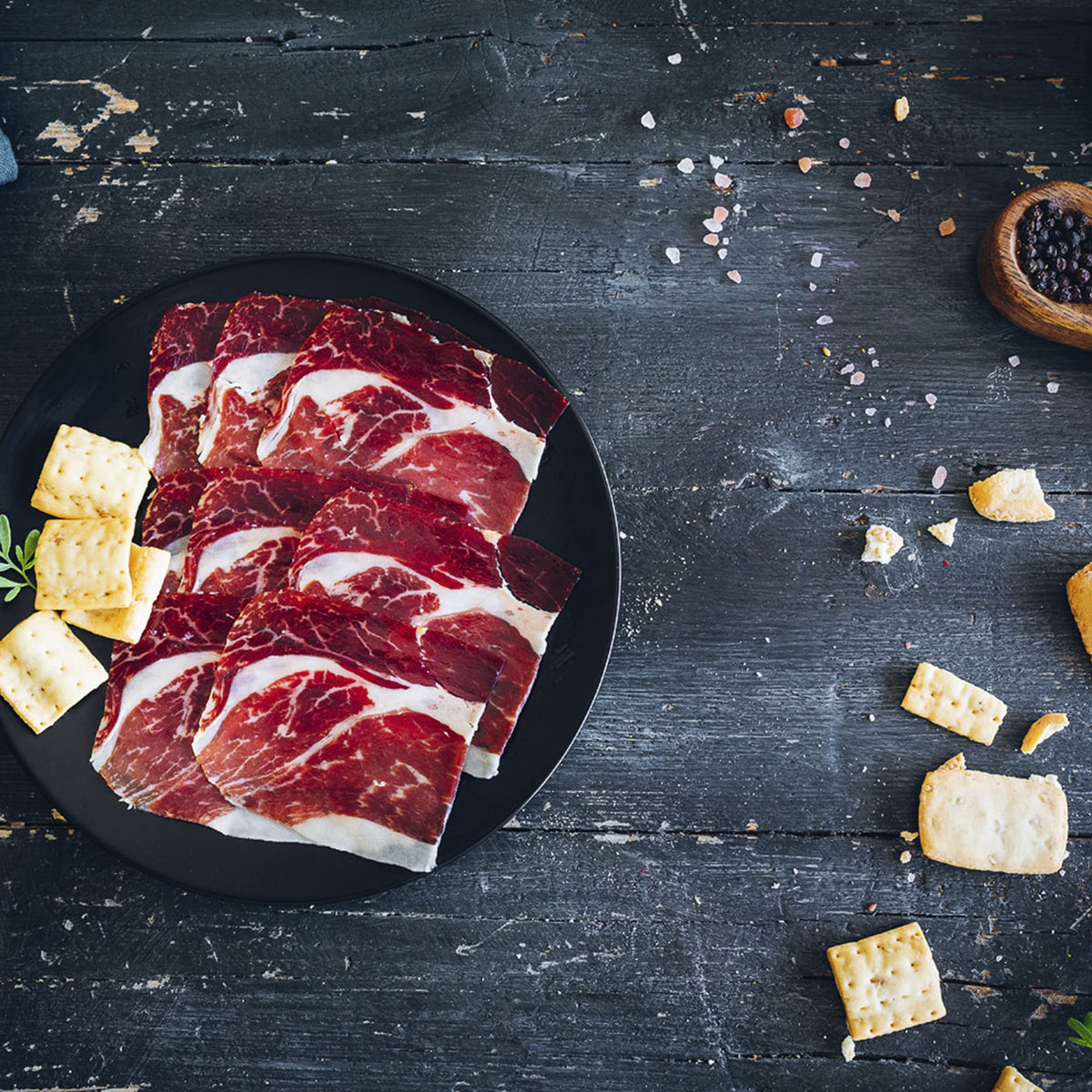 Pack Sliced Dry-cured Acorn-fed 100% Ibérico Pork Ham AX by Covap (3x2 oz)