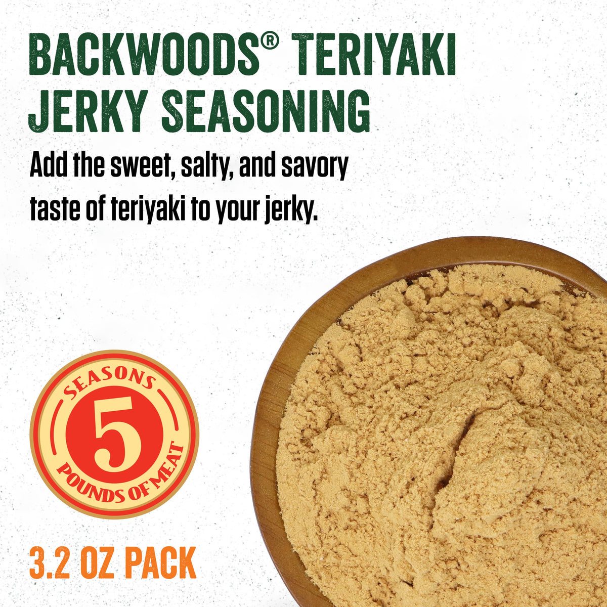LEM Backwoods Teriyaki Seasoning with Cure Packet ,1 oz.